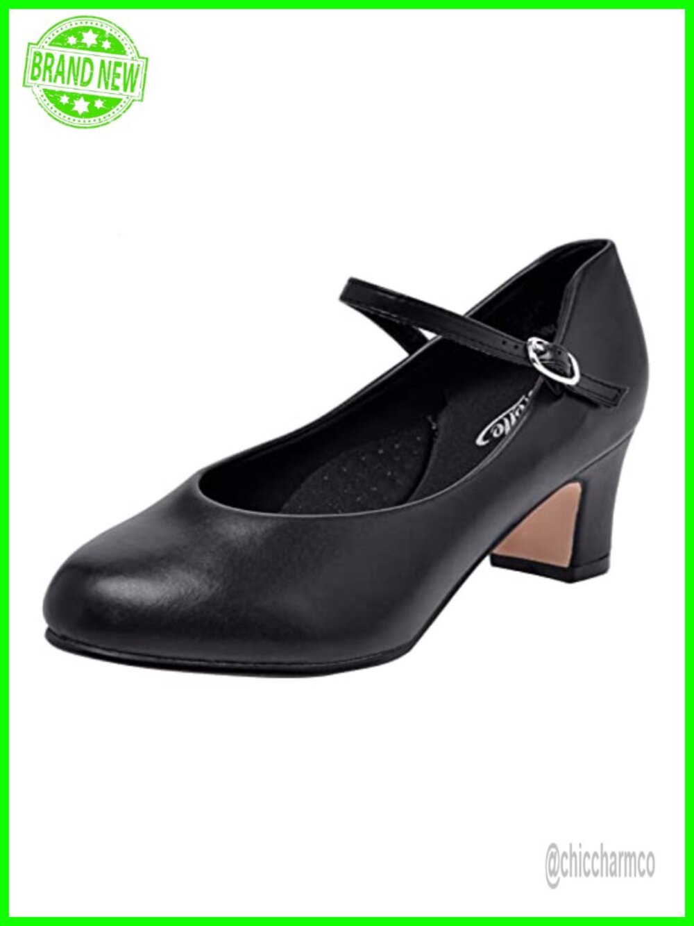 2" Ankle Strap Character Shoes | Memory Foam Insole, Ballet & Dance